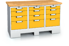 Standardausführung alpede UNI - Platten - Container - Robustes Palettengestell 880 x 1500 x 700